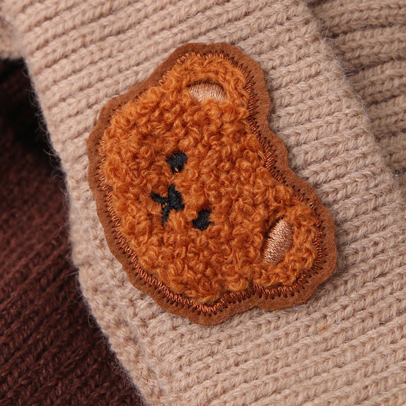 Gorro Infantil Crochê Urso