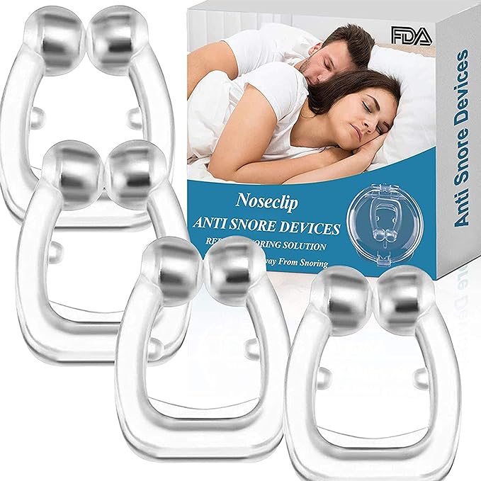 Silicone Magnético Anti-Ronco - Clip Nasal (Compre 1 Leve 4)