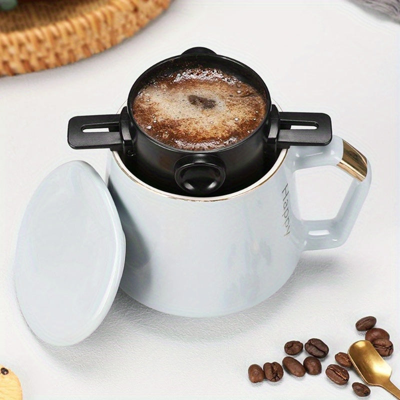 Filtro Portátil para Café de Aço Inoxidável Reutilizável