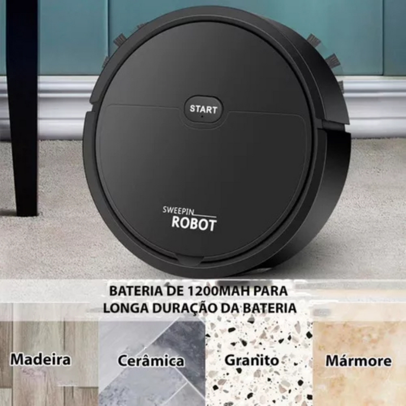 Robô de Limpeza Premium 3 em 1 MaxClean