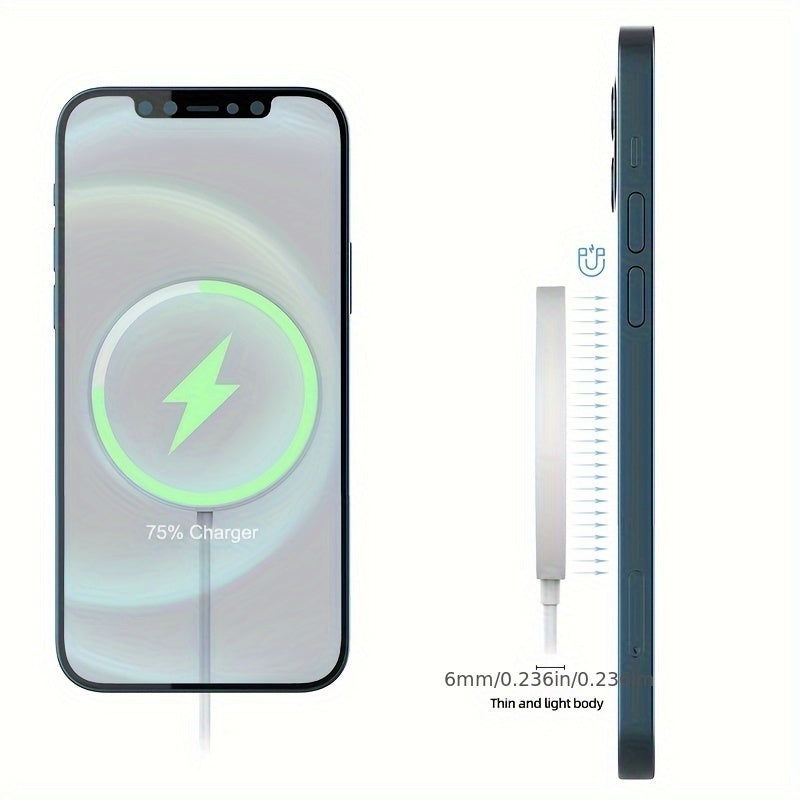 Carregador Iphone Magnético Luxe - Conexão Elegante e Prática para Seu iPhone"