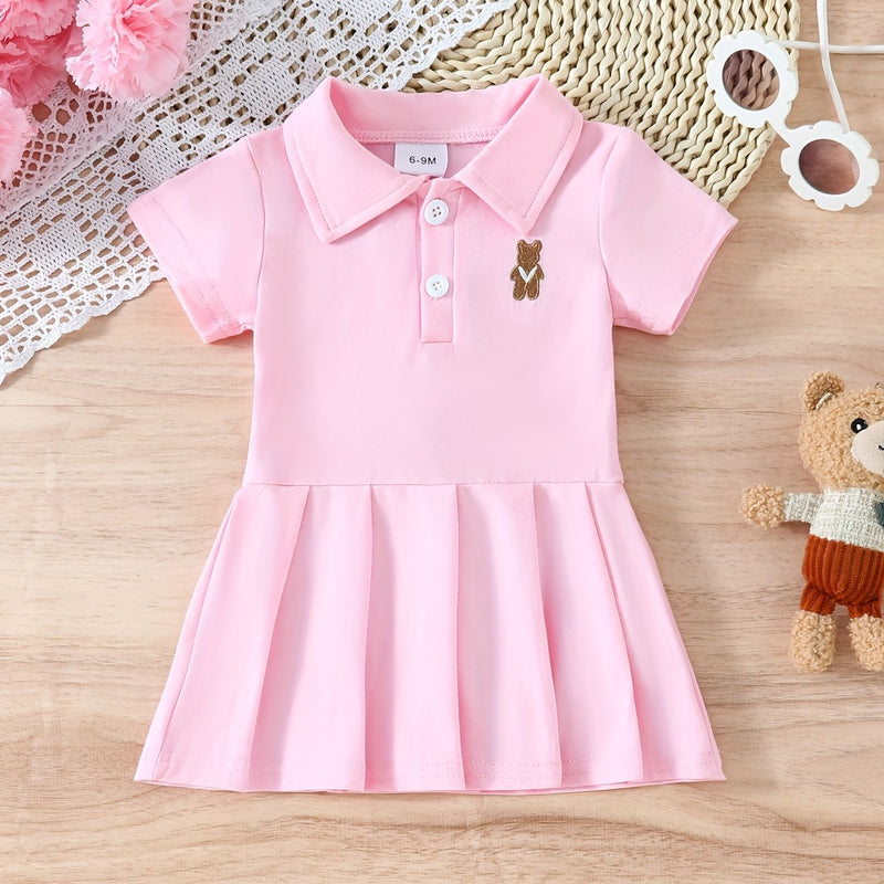 Vestido BearGrace™ – Doçura e Conforto para as Pequenas Princesas