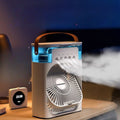 Ventilador Portátil Inteligente - Umidificador e Climatizador Com Led