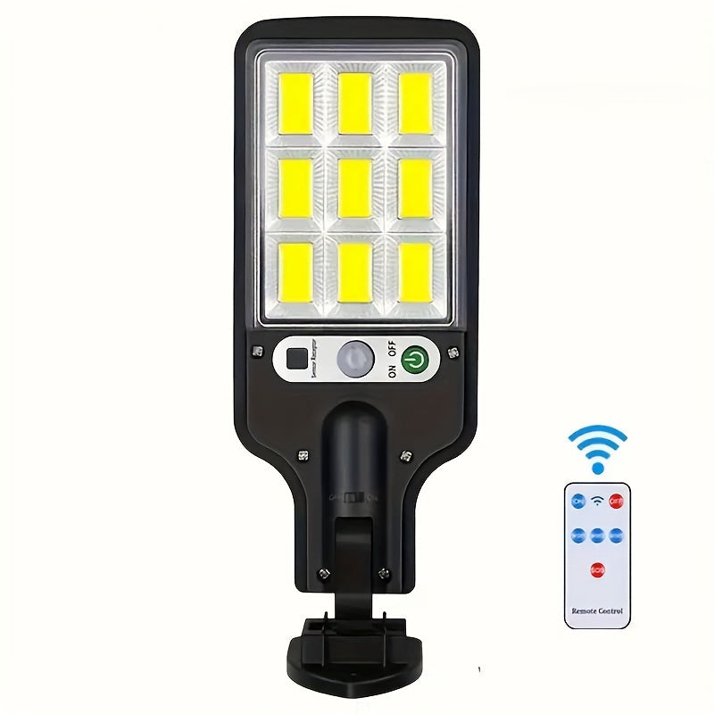 Luminária Solar IntenseLight 8000W - LED Externa com Controle Remoto e Sensor de Movimento