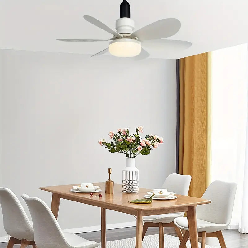 Lâmpada Ventilador Multifuncional – Iluminação e Conforto em um Só Produto!