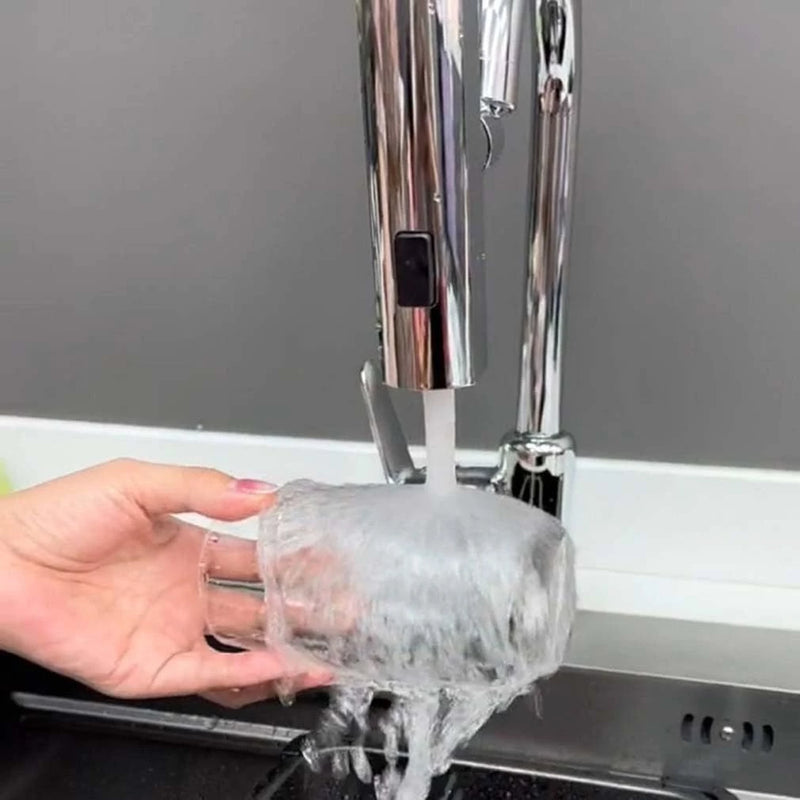 Torneira De Cozinha De Alta Pressão 3 Em 1 Cascata Com 360 ° Rotação Para Pia
